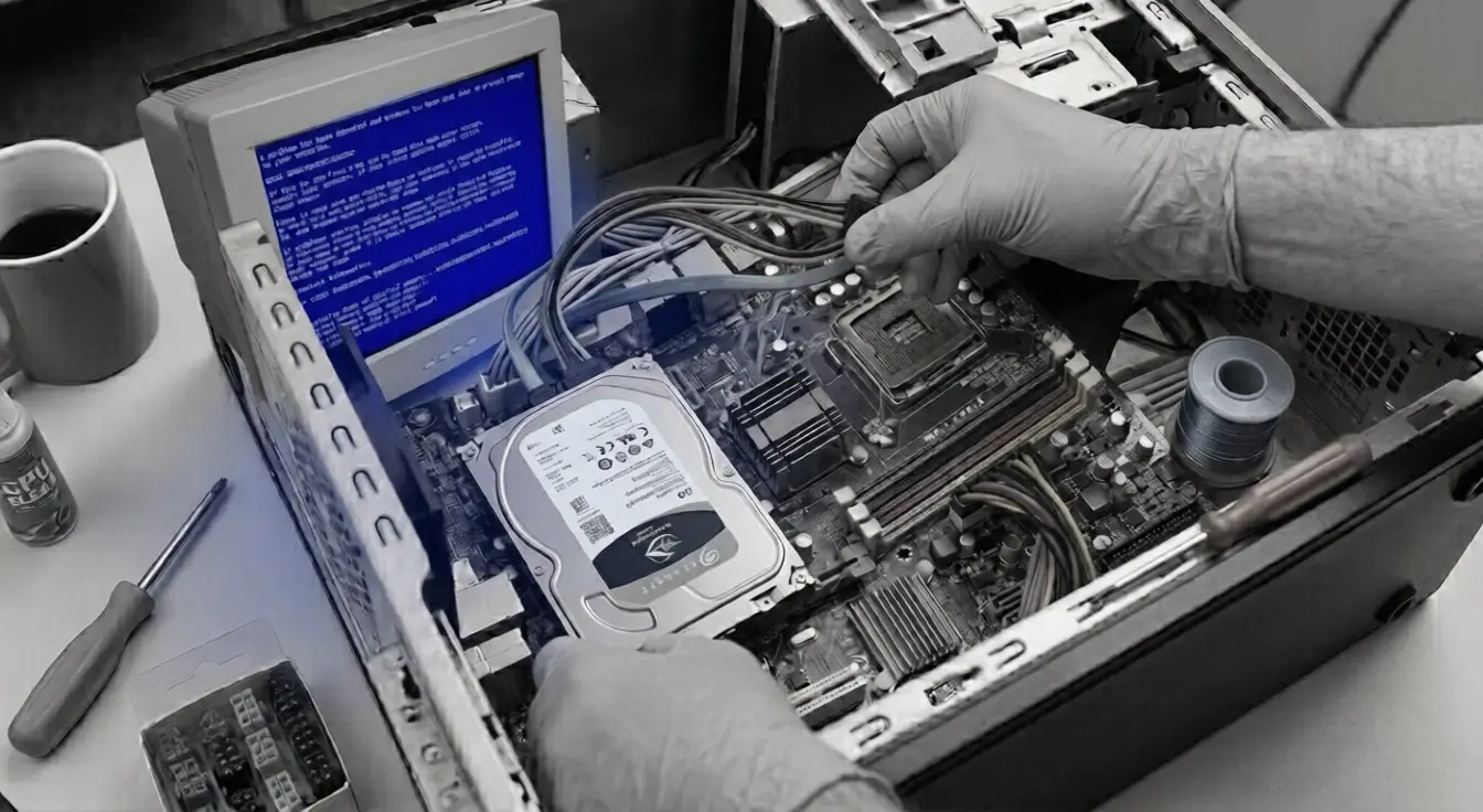 computer blue dump error fix