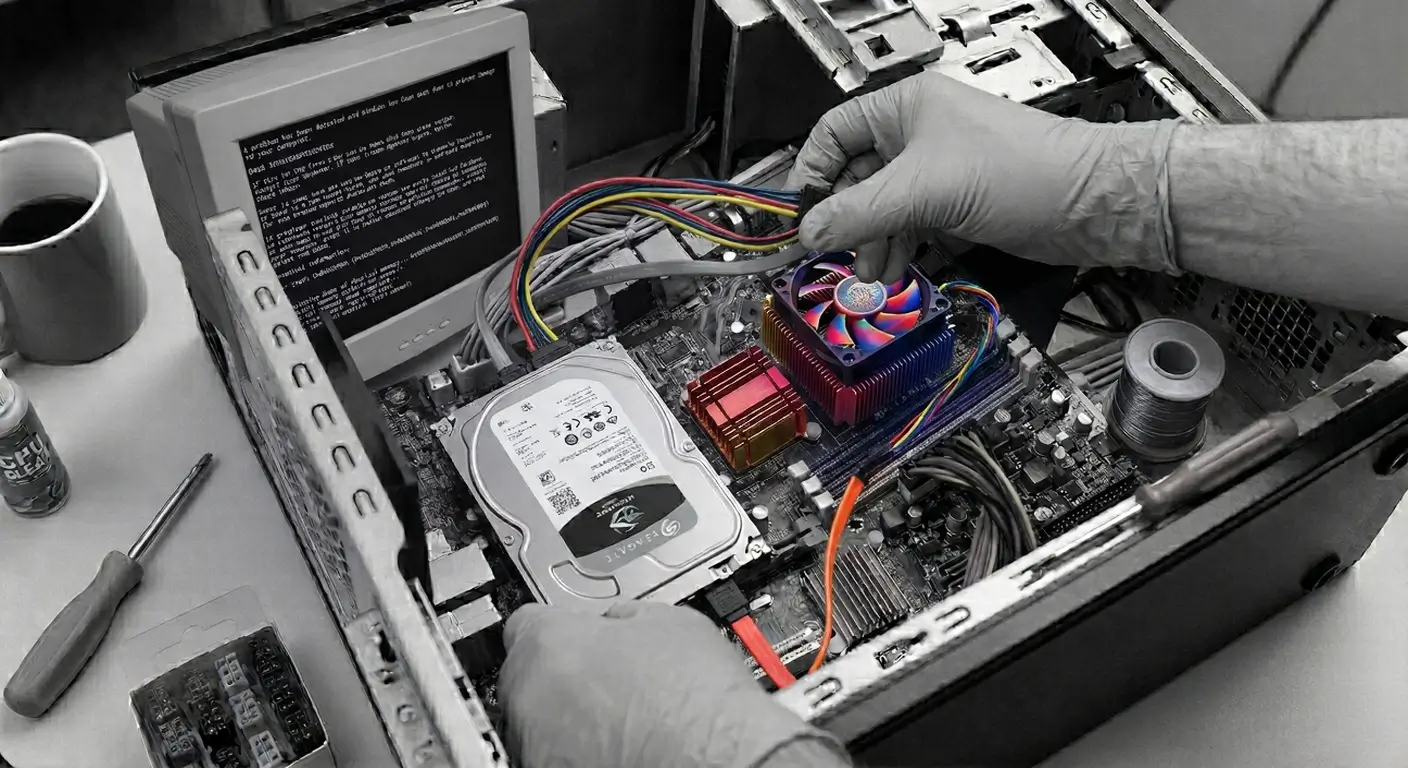 computer cpu fan repair