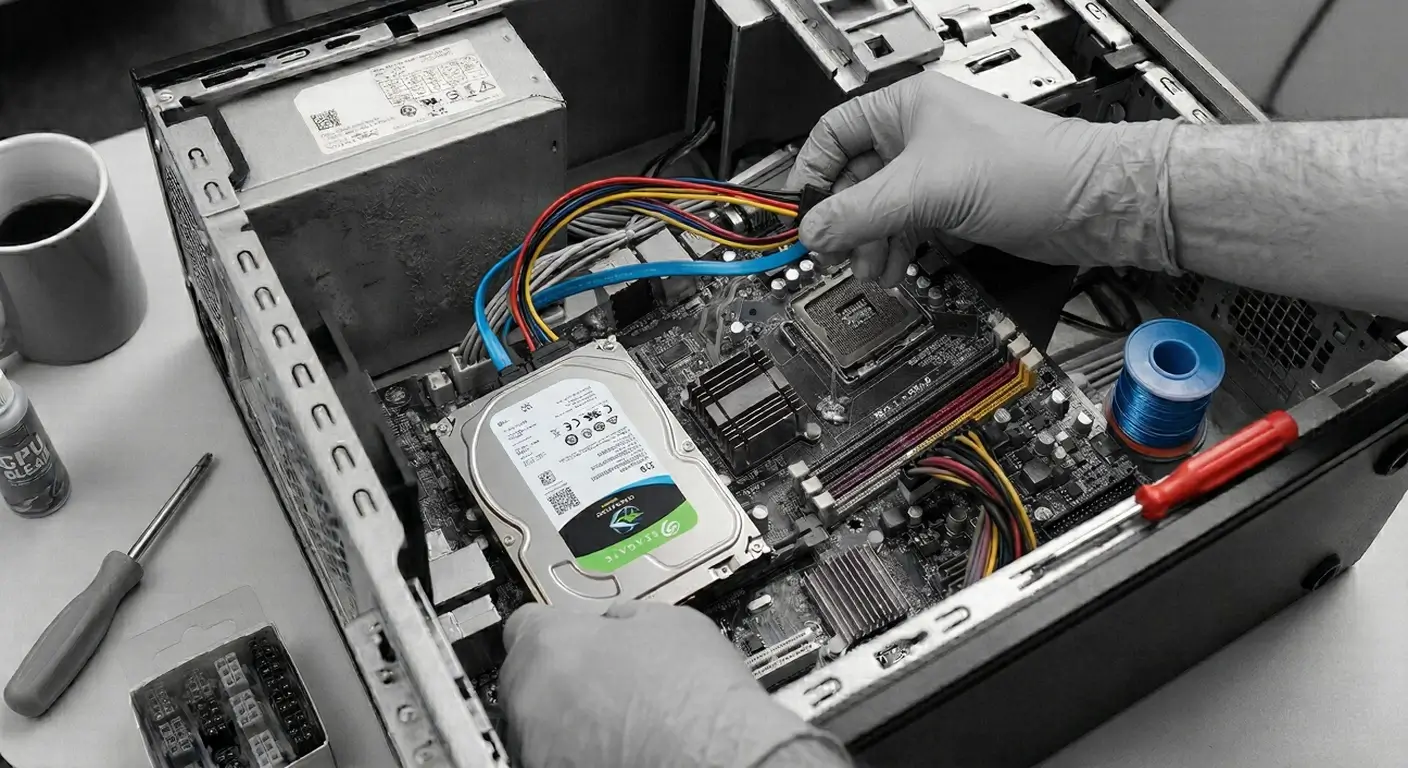 computer hdd hard disk replacement