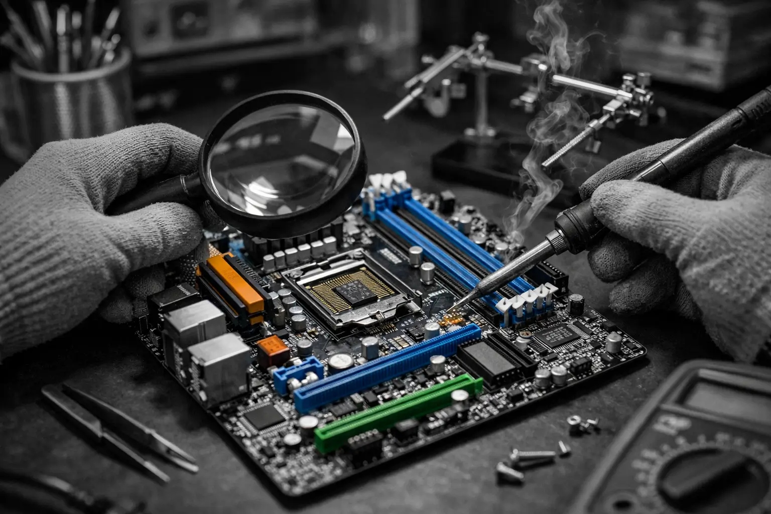 computer motherboard repair