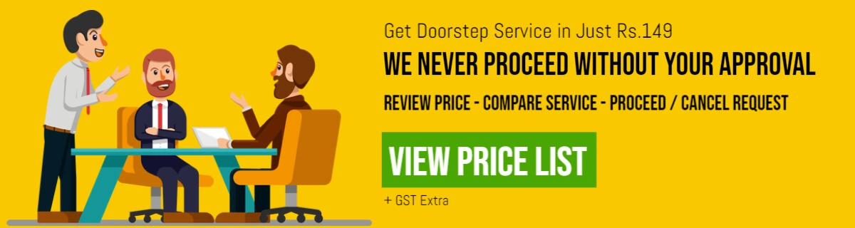 Laptop repairing charges